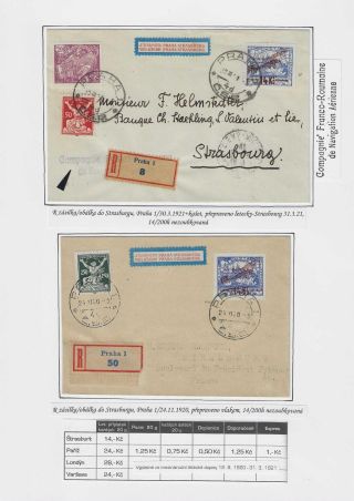 FLUGPOSTMARKEN ČSR 1918-1939 – Blatt 45