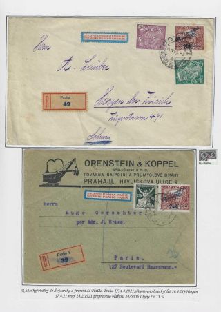 FLUGPOSTMARKEN ČSR 1918-1939 – Blatt 47