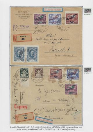 FLUGPOSTMARKEN ČSR 1918-1939 – Blatt 54