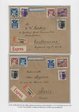 FLUGPOSTMARKEN ČSR 1918-1939 – Blatt 57