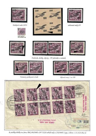 FLUGPOSTMARKEN ČSR 1918-1939 – Blatt 64