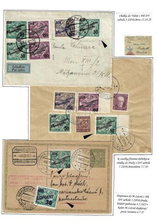 FLUGPOSTMARKEN ČSR 1918-1939 – Blatt 74