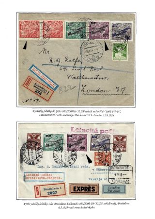 FLUGPOSTMARKEN ČSR 1918-1939 – Blatt 75