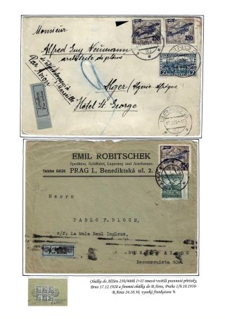 FLUGPOSTMARKEN ČSR 1918-1939 – Blatt 103