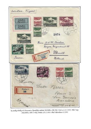 FLUGPOSTMARKEN ČSR 1918-1939 – Blatt 112