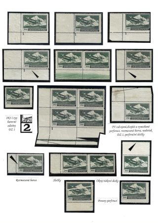FLUGPOSTMARKEN ČSR 1918-1939 – Blatt 168