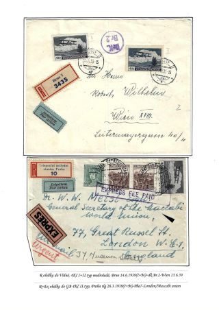 FLUGPOSTMARKEN ČSR 1918-1939 – Blatt 322