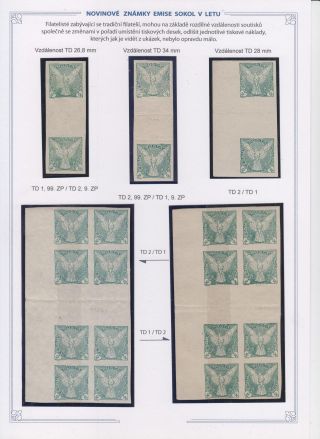NOVINOVÉ ZNÁMKY EMISE SOKOL V LETU – sheet 4