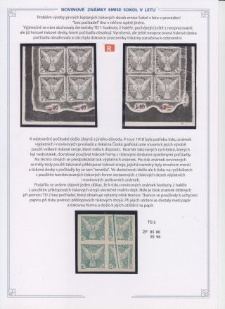 NOVINOVÉ ZNÁMKY EMISE SOKOL V LETU – sheet 8