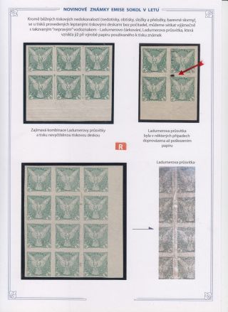 NOVINOVÉ ZNÁMKY EMISE SOKOL V LETU – sheet 11