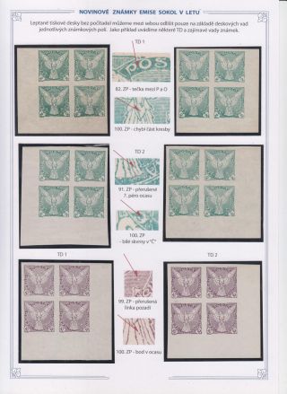 NOVINOVÉ ZNÁMKY EMISE SOKOL V LETU – sheet 12