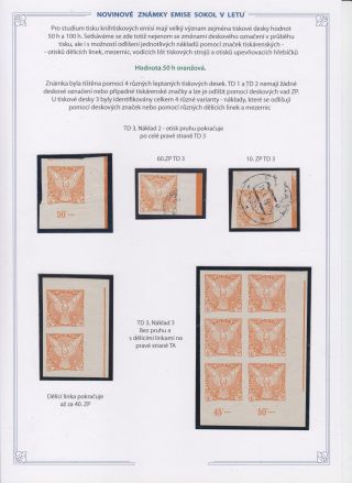NOVINOVÉ ZNÁMKY EMISE SOKOL V LETU – sheet 18