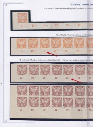NOVINOVÉ ZNÁMKY EMISE SOKOL V LETU – sheet 21
