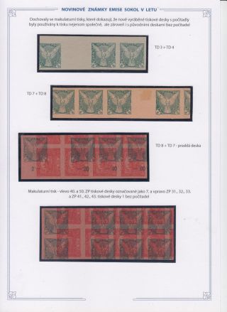 NOVINOVÉ ZNÁMKY EMISE SOKOL V LETU – sheet 26