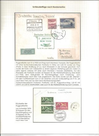 KATAPULTOVÁ A ZEPPELINOVÁ POŠTA ČESKOSLOVENSKA 1929-1939 – sheet 9