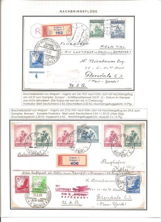 KATAPULTOVÁ A ZEPPELINOVÁ POŠTA ČESKOSLOVENSKA 1929-1939 – sheet 11