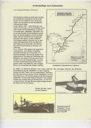 KATAPULTOVÁ A ZEPPELINOVÁ POŠTA ČESKOSLOVENSKA 1929-1939 – sheet 13