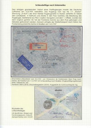 KATAPULTOVÁ A ZEPPELINOVÁ POŠTA ČESKOSLOVENSKA 1929-1939 – sheet 22