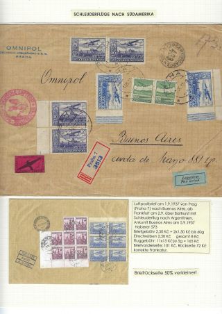 KATAPULTOVÁ A ZEPPELINOVÁ POŠTA ČESKOSLOVENSKA 1929-1939 – sheet 25