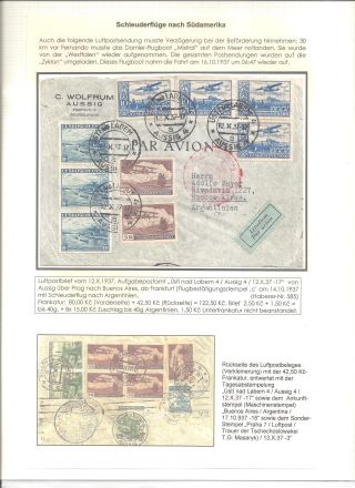 KATAPULTOVÁ A ZEPPELINOVÁ POŠTA ČESKOSLOVENSKA 1929-1939 – sheet 26