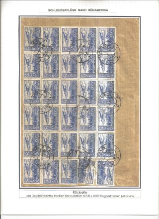 KATAPULTOVÁ A ZEPPELINOVÁ POŠTA ČESKOSLOVENSKA 1929-1939 – sheet 32