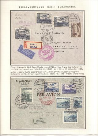 KATAPULTOVÁ A ZEPPELINOVÁ POŠTA ČESKOSLOVENSKA 1929-1939 – sheet 34