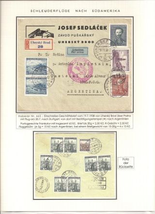 KATAPULTOVÁ A ZEPPELINOVÁ POŠTA ČESKOSLOVENSKA 1929-1939 – sheet 35