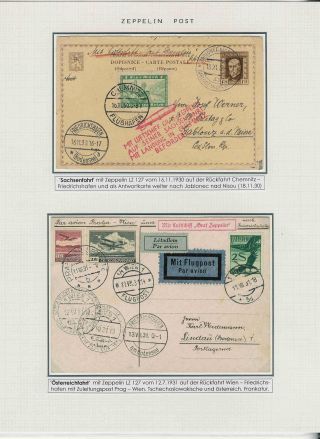 KATAPULTOVÁ A ZEPPELINOVÁ POŠTA ČESKOSLOVENSKA 1929-1939 – sheet 39