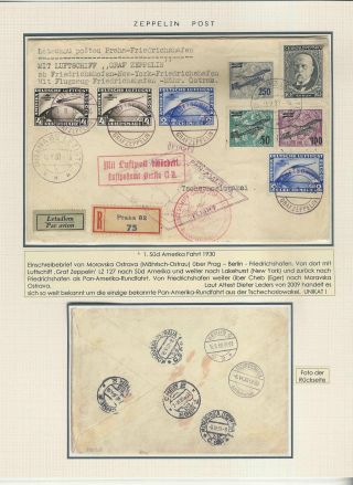 KATAPULTOVÁ A ZEPPELINOVÁ POŠTA ČESKOSLOVENSKA 1929-1939 – sheet 45