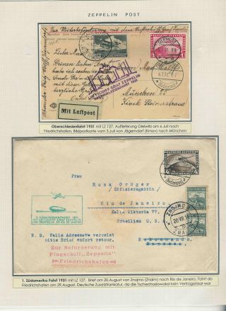 KATAPULTOVÁ A ZEPPELINOVÁ POŠTA ČESKOSLOVENSKA 1929-1939 – sheet 46