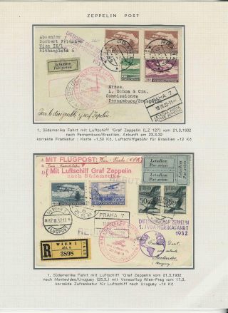 KATAPULTOVÁ A ZEPPELINOVÁ POŠTA ČESKOSLOVENSKA 1929-1939 – sheet 47