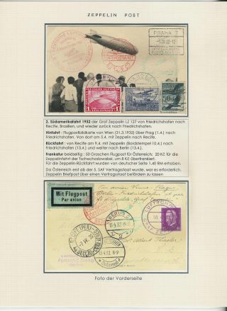 KATAPULTOVÁ A ZEPPELINOVÁ POŠTA ČESKOSLOVENSKA 1929-1939 – sheet 49