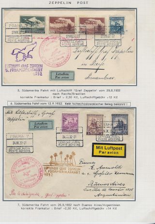 KATAPULTOVÁ A ZEPPELINOVÁ POŠTA ČESKOSLOVENSKA 1929-1939 – sheet 55