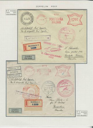 KATAPULTOVÁ A ZEPPELINOVÁ POŠTA ČESKOSLOVENSKA 1929-1939 – sheet 56