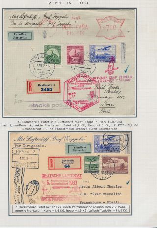 KATAPULTOVÁ A ZEPPELINOVÁ POŠTA ČESKOSLOVENSKA 1929-1939 – sheet 59