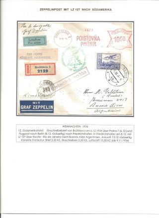 KATAPULTOVÁ A ZEPPELINOVÁ POŠTA ČESKOSLOVENSKA 1929-1939 – sheet 64