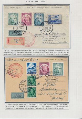 KATAPULTOVÁ A ZEPPELINOVÁ POŠTA ČESKOSLOVENSKA 1929-1939 – sheet 70
