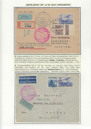 KATAPULTOVÁ A ZEPPELINOVÁ POŠTA ČESKOSLOVENSKA 1929-1939 – sheet 77