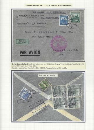 KATAPULTOVÁ A ZEPPELINOVÁ POŠTA ČESKOSLOVENSKA 1929-1939 – sheet 78