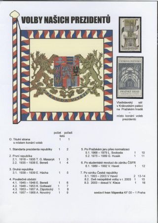 VOLBY NAŠICH PREZIDENTŮ – list 1