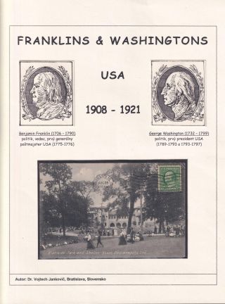 USA Franklins & Washingtons – sheet 1