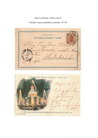 RAKOUSKO-UHERSKO, POŠTOVNÍ DOKLADY Z VÝSTAV, SLAVNOSTÍ APOD. – sheet 12
