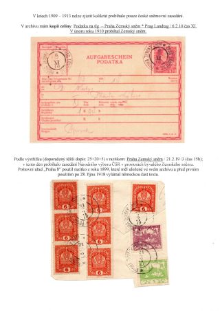 RAKOUSKO-UHERSKO, POŠTOVNÍ DOKLADY Z VÝSTAV, SLAVNOSTÍ APOD. – sheet 14