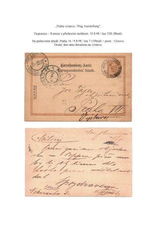 RAKOUSKO-UHERSKO, POŠTOVNÍ DOKLADY Z VÝSTAV, SLAVNOSTÍ APOD. – sheet 18