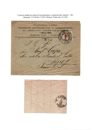 RAKOUSKO-UHERSKO, POŠTOVNÍ DOKLADY Z VÝSTAV, SLAVNOSTÍ APOD. – sheet 21