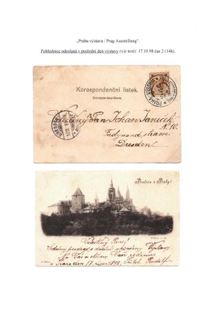 RAKOUSKO-UHERSKO, POŠTOVNÍ DOKLADY Z VÝSTAV, SLAVNOSTÍ APOD. – sheet 22