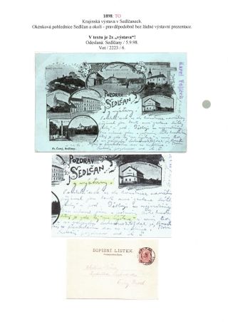RAKOUSKO-UHERSKO, POŠTOVNÍ DOKLADY Z VÝSTAV, SLAVNOSTÍ APOD. – sheet 23