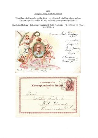 RAKOUSKO-UHERSKO, POŠTOVNÍ DOKLADY Z VÝSTAV, SLAVNOSTÍ APOD. – sheet 26