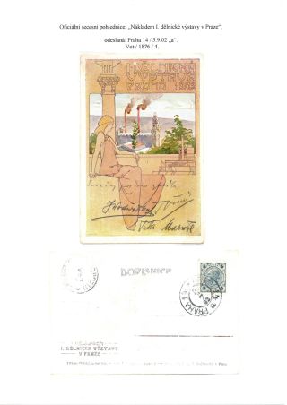 RAKOUSKO-UHERSKO, POŠTOVNÍ DOKLADY Z VÝSTAV, SLAVNOSTÍ APOD. – list 40