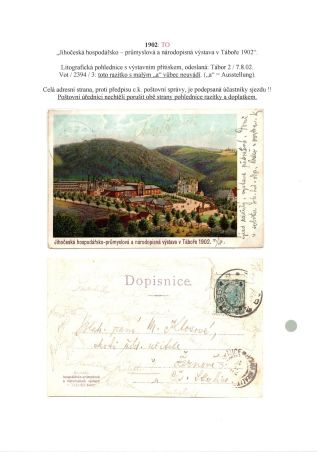 RAKOUSKO-UHERSKO, POŠTOVNÍ DOKLADY Z VÝSTAV, SLAVNOSTÍ APOD. – list 43